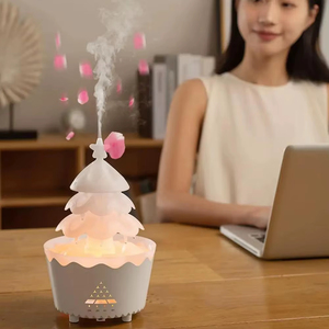 Factory Price Creative Lucky Tree Desktop Humidifier <b>Essential</b> <b>Oil</b> <b>Diffuser</b> Quiet Mini Aroma Lamp <b>for</b> Home Car - Product Image 2