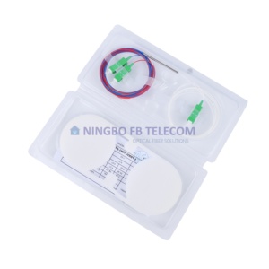 Produsen tabung baja pengisap optikal, 1x2 FBT Coupler Splitter dengan konektor 0.9mm SC/APC SC/UPC Fiber Optic Plc Splitter - Product Image 5