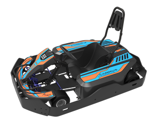 Cammus <span class=keywords><strong>2022</strong></span> Sports Version Kart 70 Kmh con APP Control remoto Volante ajustable y pedales Go Kart eléctrico - Product Image 2