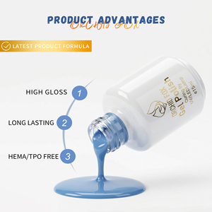 Set de 10 Esmaltes de <span class=keywords><strong>Uñas</strong></span> en Gel de la Serie Azul, Secado con Lámpara UV LED, Resistentes a Desprendimientos, Larga Duración, <span class=keywords><strong>para</strong></span> Uso en Salón y en Casa, Arte de <span class=keywords><strong>Uñas</strong></span> - Product Image 2