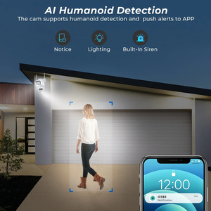 Icsee Mini <span class=keywords><strong>Wifi</strong></span> máy ảnh thông minh ai con người phát hiện chuyển động mạng Máy ảnh với tầm nhìn ban đêm không dây an ninh PTZ <span class=keywords><strong>camera</strong></span> ngoài trời - Product Image 5