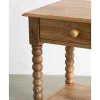 Table d'appoint simple de style ferme Table d'appoint décorative carrée en bois massif pour salon