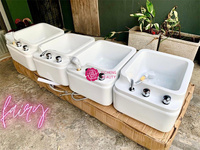 Bassin de pédicure professionnel en acrylique Yicheng pour salon, cuve de pédicure profonde avec massage pour spa des pieds et salon de manucure