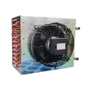 Copper Tube Heat pump condenser with Fan China