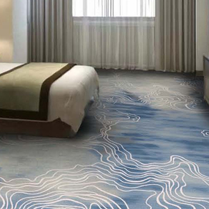 北欧风格Axminster地板地毯墙到墙80% 羊毛20% 尼龙多层环客房酒店地毯 - Product Image 1