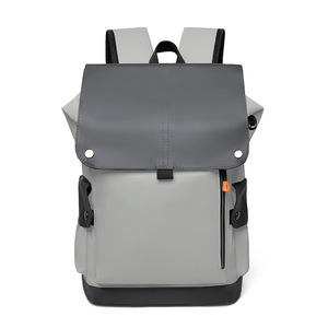 Laptop <b>Backpack</b> For Men 16 Inch <b>Computer</b> Bag Large Capacity Solid Color Casual Business Travel <b>Backpack</b> - Product Image 5