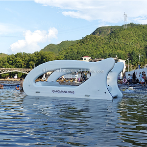 Catamaran de luxe <span class=keywords><strong>pour</strong></span> 2 à 5 personnes Yacht gonflable électrique Pvc & Hypalon Installation facile et auto-videur <span class=keywords><strong>pour</strong></span> la dérive Point de chute total - Product Image 3