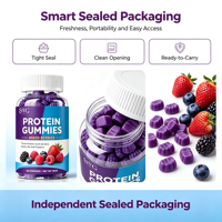 Gummies Protéinés SYC BIO aux Baies Mixtes – Formule de Soutien Quotidien au Bien-être – 60 Unités 180g – ODM Marque Privée OEM