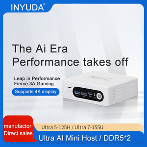 Toptan kompakt iş Mini PC 12th Gen Intel I5-1235U 8GB RAM 256GB SSD çift 4K çıkış Mini bilgisayar için ofis/oyun - Product Image 3