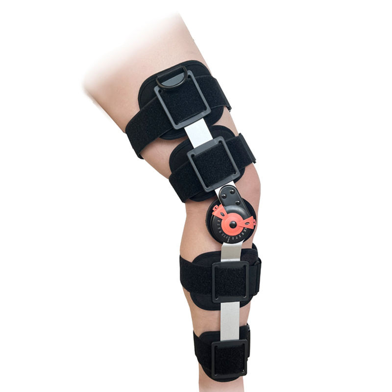 Hinge Knee Orthosis Adjustable Support for Rehabilitation