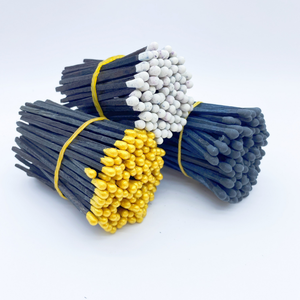 Fiammiferi in Legno Ecologici con Accenditore, 100 Pezzi per Sacchetto, Logo Personalizzabile, Ideali per Candele e Regali Fai-da-Te - Product Image 1