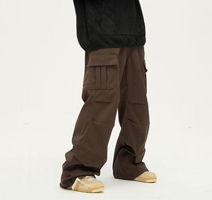 Streetwear d'occasion en détresse pour hommes Chemises <span class=keywords><strong>de</strong></span> <span class=keywords><strong>travail</strong></span> thermiques <span class=keywords><strong>Pantalon</strong></span> cargo ripstop <span class=keywords><strong>Pantalon</strong></span> ripstop brodé <span class=keywords><strong>de</strong></span> couleur unie - Product Image 5