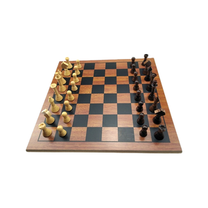 Jeu de backgammon élégant en bois de 19 pouces avec accessoires – Fournitures de jeux en bois en gros - Product Image 1