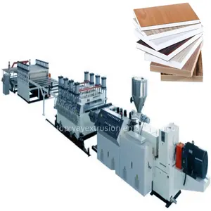 Línea de producción de láminas de espuma de PVC duradero Máquina para fabricar tableros de espuma de muebles de PVC
