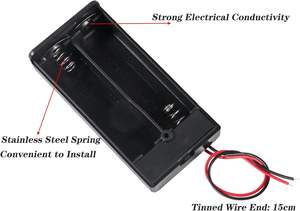 <span class=keywords><strong>AA</strong></span> 배터리 홀더 2AA 배터리 박스 백 커버 2X 1.5V <span class=keywords><strong>AA</strong></span> 배터리 케이스 On/Off 스위치 - Product Image 3