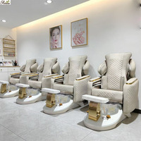 Nouveau design élégant whirlpool chaise de pédicure onglerie massage spa chaises sur mesure pour la pédicure