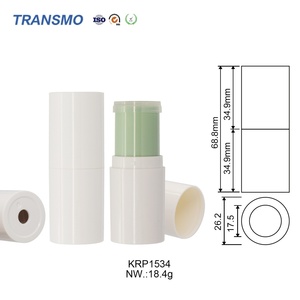 Tubes à lèvres en plastique PETG de luxe personnalisables, contenants vides pour baume à lèvres et stick réparateur, tubes métalliques durables - Product Image 2