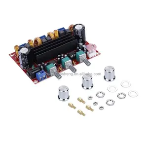 XH-M139 2.1 channel digital power amplifier board 12V-24V wide voltage TPA3116D2 2*50W+100W