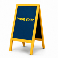 Panneau de signalisation double face AI-MICH pour extérieur, avec logo personnalisé, pour événements, promotion commerciale et signalétique directionnelle