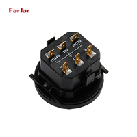 Indicateur de niveau de batterie au plomb étanche avec plage de mesure 12V-72V 0-999999H TOT pour voiturette de golf, chariot de club, chariot élévateur