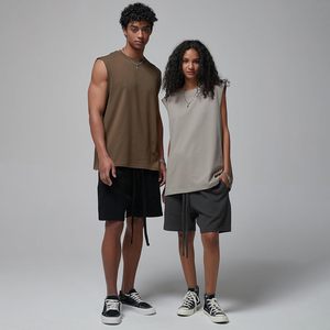 Keepsowing Débardeur pour homme à col rond, sans manches, séchage rapide, respirant, pour la gym, coupe ample, décontracté - Product Image 5