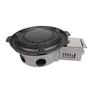 PINNOVO-parrilla de <span class=keywords><strong>gas</strong></span> coreana para barbacoa, olla caliente de acero inoxidable para exterior, parrilla de barbacoa para restaurante, mesa de <span class=keywords><strong>gas</strong></span>, estufa superior - Product Image 6