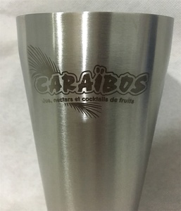 800Ml/28Oz Thép Không Gỉ Bar Cocktail Rum Vodka Matte Brushed Boston Shaker Mixer + Tùy Chỉnh Laser Đen Khắc Logo Khắc - Product Image 5