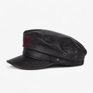 Sombrero de Pescador Unisex Ajustable de Material PU con Logotipo Personalizado por Transferencia Térmica, Gorra de Sol de Moda de Gamuza Sintética Premium - Product Image 3