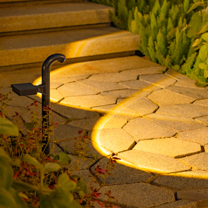 Foco solar LED impermeable IP65 <span class=keywords><strong>para</strong></span> césped al aire libre, patio, jardín y decoración de Patio, nuevo enchufe y luz, iluminación de carretera - Product Image 6