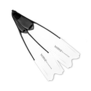 Palmes de plongée en apnée Wave Freediving en caoutchouc souple PP, palmes de natation flexibles pour adultes - Product Image 5