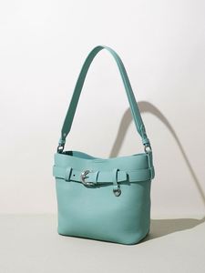 Nouveau Sac à Main Femme en Cuir Véritable Personnalisé 2026 – Sac Bandoulière Croisé en Cuir de Vachette de Luxe, Petit Sac Seau Carré - Product Image 2