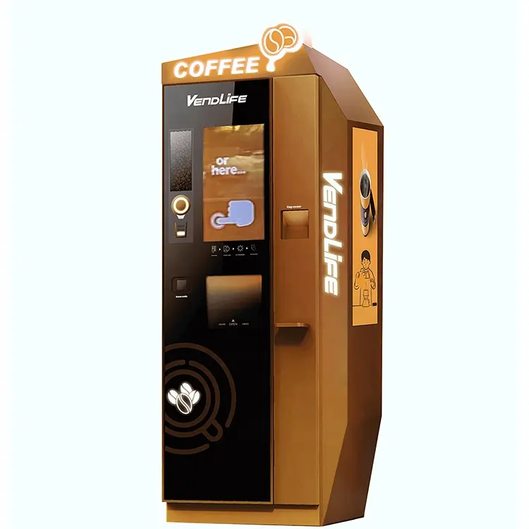 Wirtschaft liches kunden spezifisches Design 21, 5 ''Touchscreen Kleiner Kaffee automat