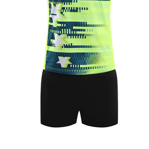 Kit de course personnalisé pour les équipes d'athlétisme, fabrication OEM, vêtements de sport respirants pour l'athlétisme, uniformes pour équipes et clubs - Product Image 6