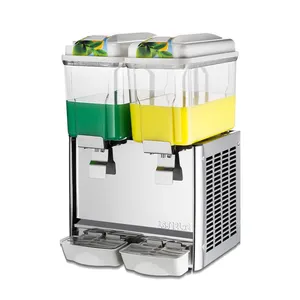 China 12l*2 big juice dispenser double tanks Electrical Drink Cold Beverage Commercial Fruit Machine Juice Dispenser