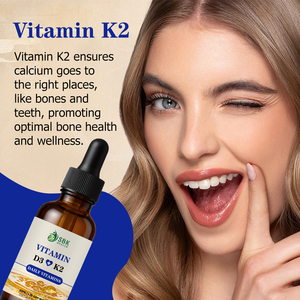 Vitamine D3 K2 en gouttes liquides en gros – Vitamine D3 pour la force osseuse, distribution essentielle du calcium, santé osseuse et bien-être optimaux - Product Image 6