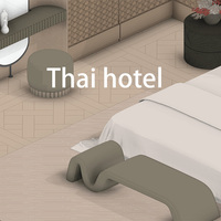 Fournisseur de solutions complètes pour l'ameublement des hôtels en Thaïlande, écrans de style moderne personnalisés, peintures décoratives, éclairage, lampes
