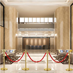 สแนชออนพลาสติกยางโลหะเหล็กปรับได้ยืดหดได้สำหรับควบคุมฝูงชนเชือกกั้นสำหรับทางเดิน - Product Image 5