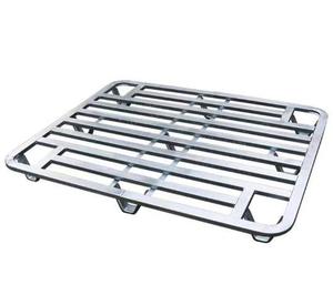 FARUIT Heavy Duty Zinc Galvanized Steel Pallets 1100x1100 2000kg Capacity Stackable & Assembled for Industrial <b>Storage</b> - Product Image 4