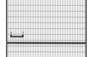 Paneles de Malla Metálica Soldada para Cercas de Seguridad, Paneles Divisores para Talleres, Estructura de Metal con Recubrimiento en Polvo, Rejas y Portones, Venta al por Mayor de Fábrica - Product Image 6