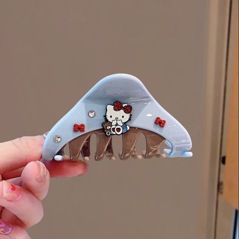 Hello kitty bow hair clip