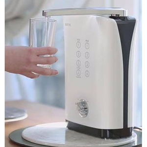 KYK-Ionizador de agua manual Hisha, cuerpo compacto simple, fácil de usar, instalación de escritorio de plástico para hoteles domésticos - Product Image 1