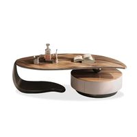 Table console élégante en noyer avec tiroir de rangement, pieds en fer noir écologiques, meubles de salon modernes en bois