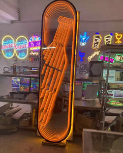 कस्टम बड़ा नेतृत्व इन्फिनिटी मिरर नेऑन लोगो साइन शॉप दीवार सजावट व्यवसाय नीऑन साइन - Product Image 3