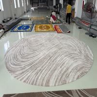 Hand Tufted Wool Tencel Bamboo Silk Tufted Carpet Handmade Floor Rug for Living Room Bedroom Modern Home Decor
