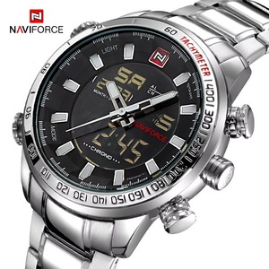 Reloj de Pulsera de Acero Inoxidable con Movimiento Digital de Cuarzo para Hombre, Reloj de Moda, Reloj Masculino, Cronógrafo - Product Image 3