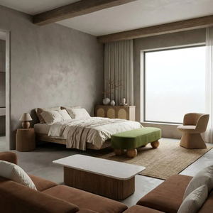 Juego de Muebles de Madera para Dormitorio de Hotel Contemporáneo, Tamaño King, con Ropa de Cama de Algodón para Uso Comercial en Hoteles - Product Image 3
