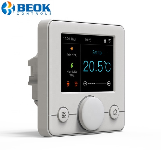 Beok TCR7 Heat Controller Thermostat COLOR WIFI Weekly Programmable Thermostat
