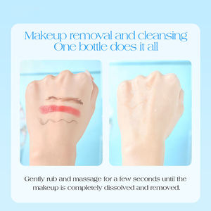 Novedades: Agua Desmaquillante Rosada de 300 ml con Cabezal Dosificador, Limpieza Suave y Natural para Ojos, Labios y Rostro, Agua Micelar de Rosas - Product Image 5