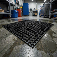 Tapis de sol antidérapant en caoutchouc grillagé 1000*1000*16mm pour pont de bateau, protection spéciale extérieure pour navire