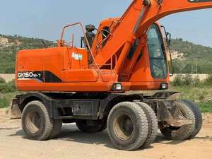 Excavadora Doosan de segunda mano, excavadora hidráulica de ruedas de 15 toneladas a la venta, excavadora de ruedas Doosan usada de 150, de 2, 2, 2, 2, 1, 2, 2, 2 - Product Image 4